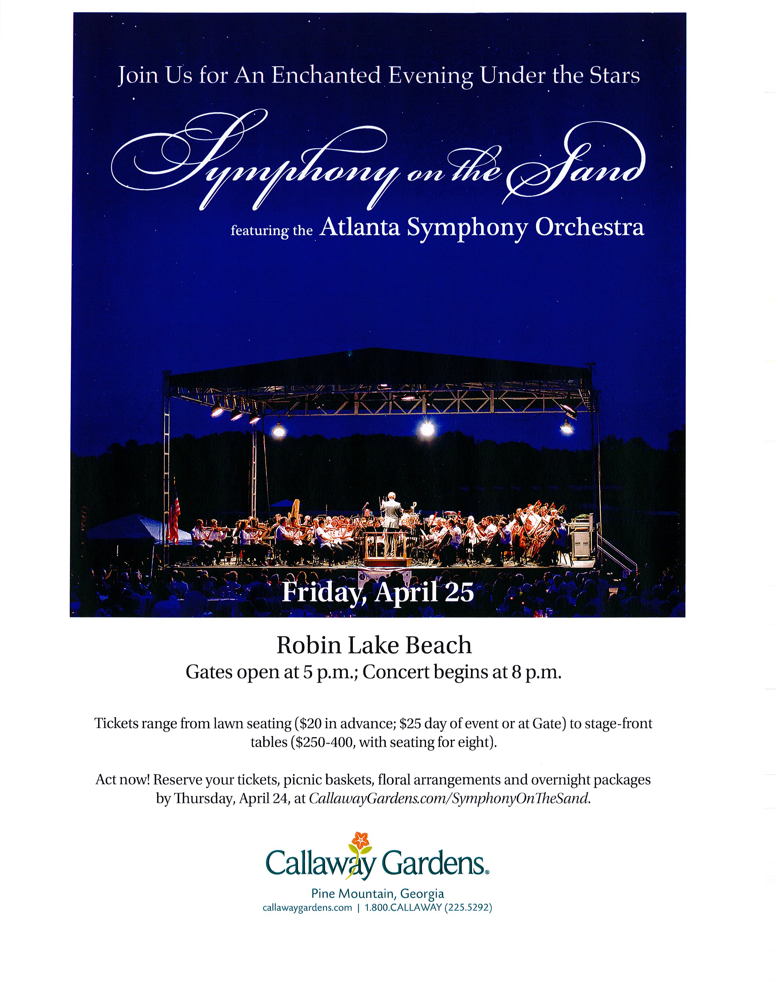 2014 Symphony on the Sand featuring the Atlanta Symphony Orchestra