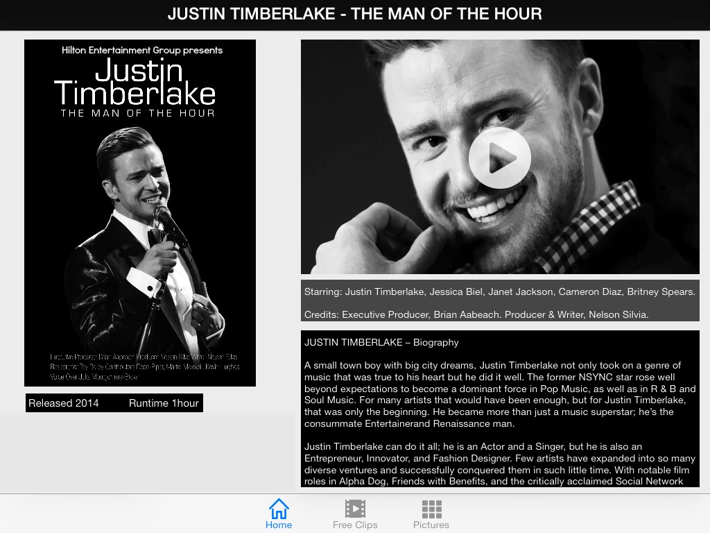 "The Man of the Hour" Justin Timberlake
