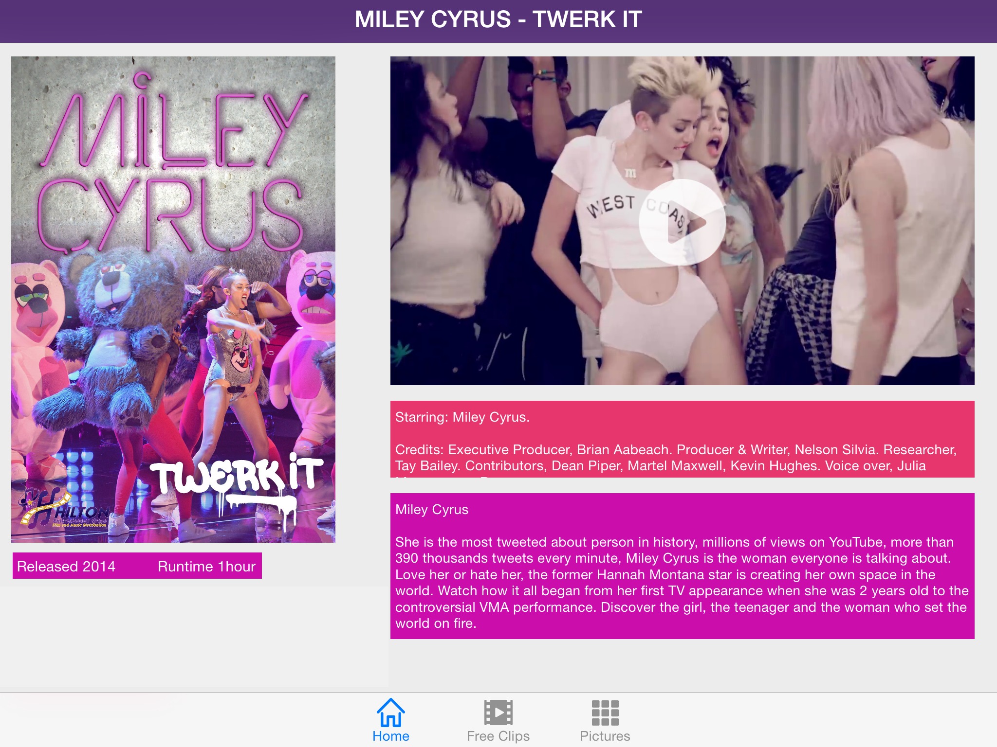 "Twerk It" Miley Cyrus