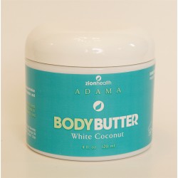 All-natural white coconut body butter with mongongo oil
