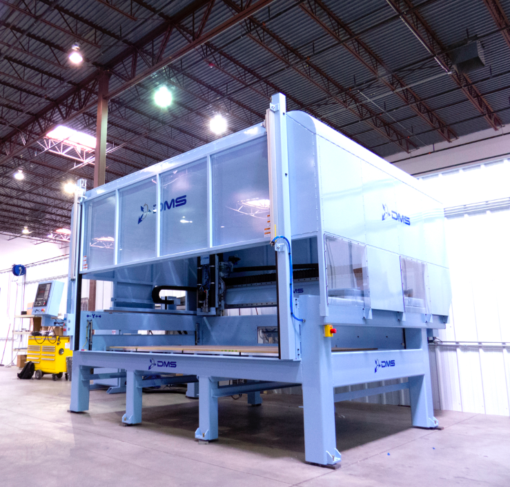 DMS CNC Routers Enclosed 3 Axis Gantry CNC Machine Center