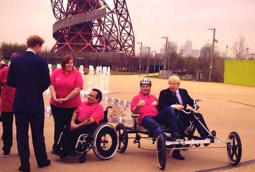 London Mayor Boris Johnson Rides a Rhoades Car