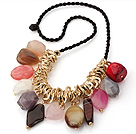 2014 Summer Jewelry Assorted Multi Color Multi Stone Fashion Necklace