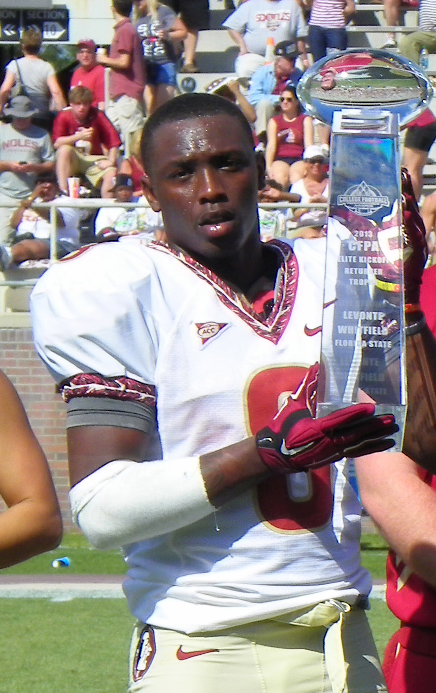 Levonte Whitfield - 2013 CFPA Elite Kickoff Returner Trophy