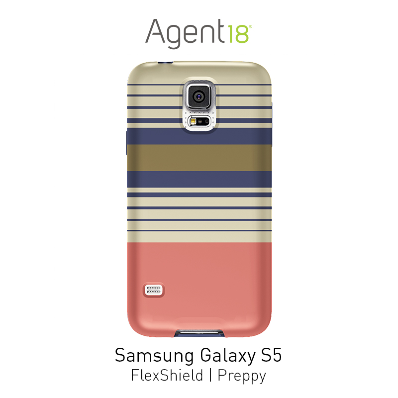 Agent18 introduces Preppy FlexShield Samsung Galaxy S5 case.