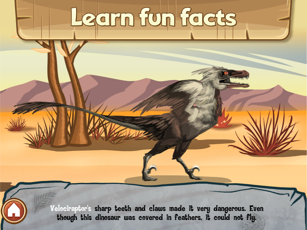 Learn fun facts about dinosaurs!