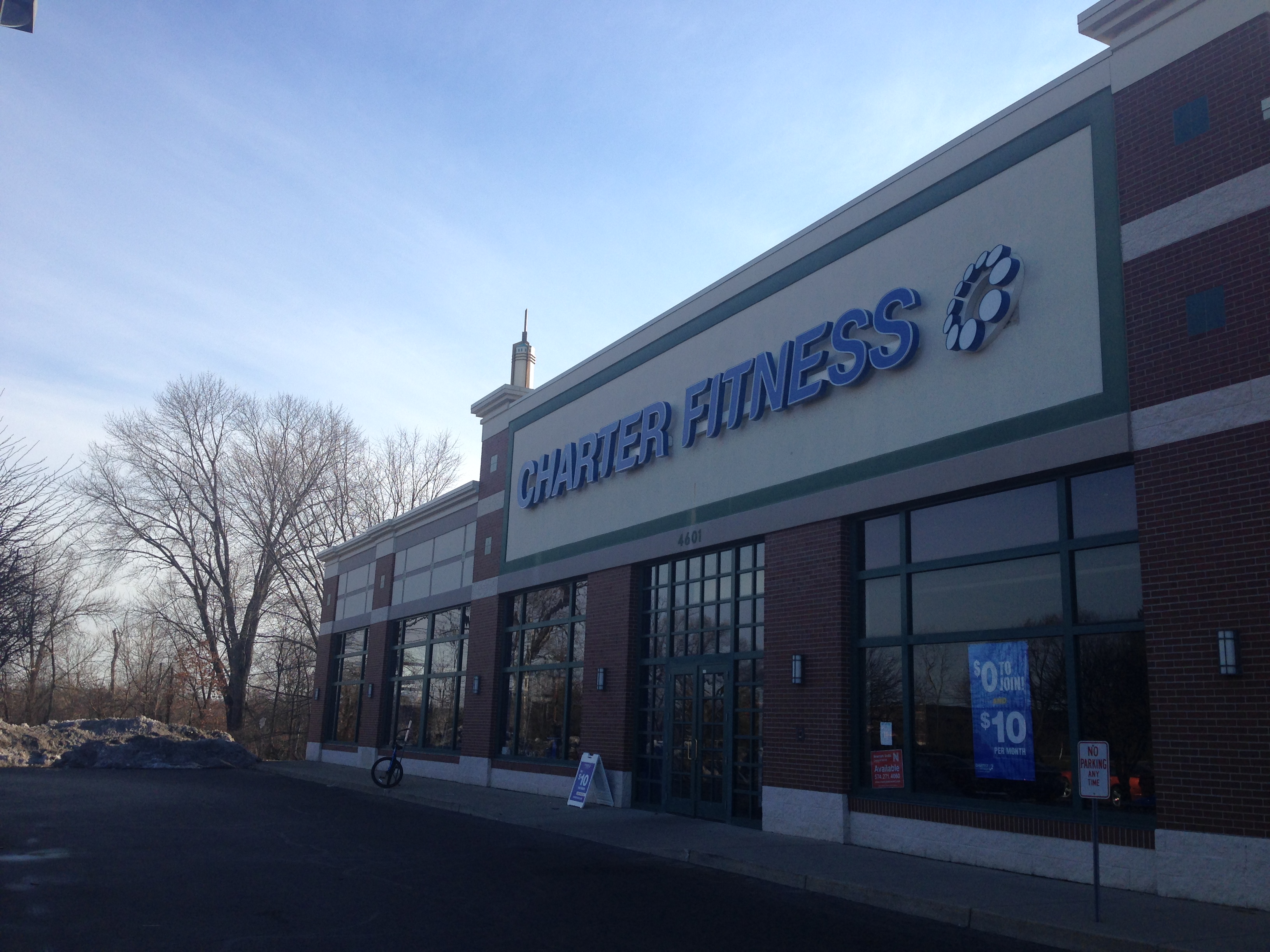 The new Charter Fitness in Mishawaka, IN opened in March in a converted Barnes & Noble building.