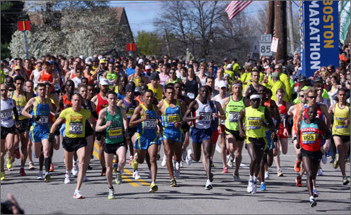 2013 Boston Marathon Runners