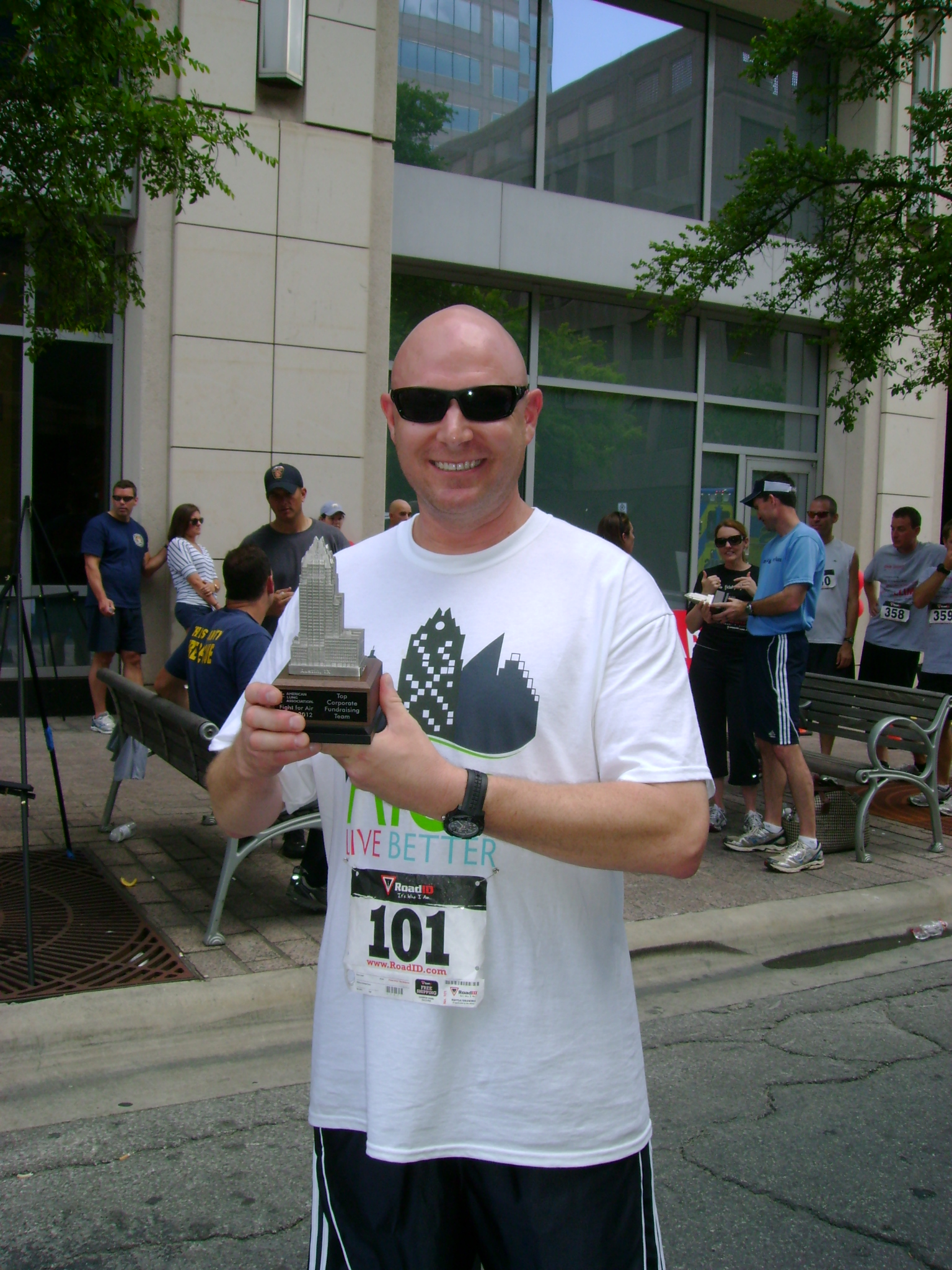 Todd Dixon at the Fight For Air Climb