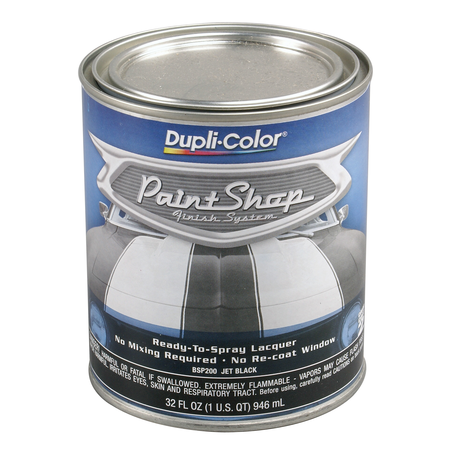 Dupli-Color Paint Shop Finish System, Gloss Jet Black