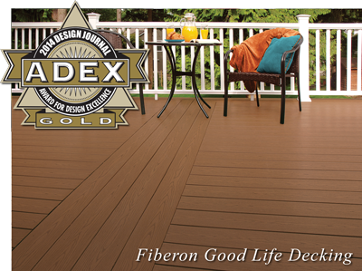 Fiberon Decking also took home the ADEX Gold Award for its Good Life Decking product.