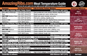 Meat Temperature Magnet