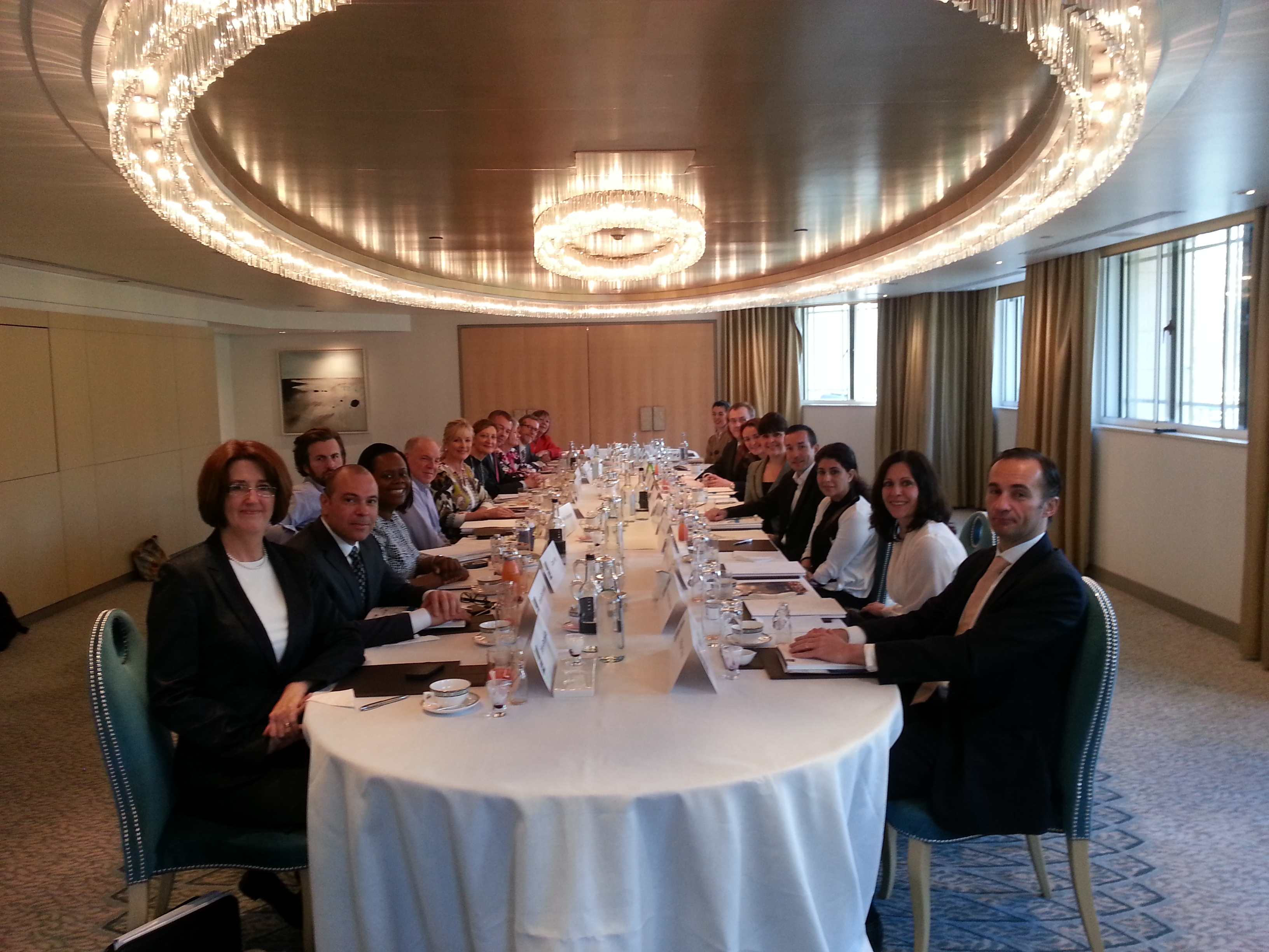 The other side of the table at the first GWTC roundtable at the Dorchester