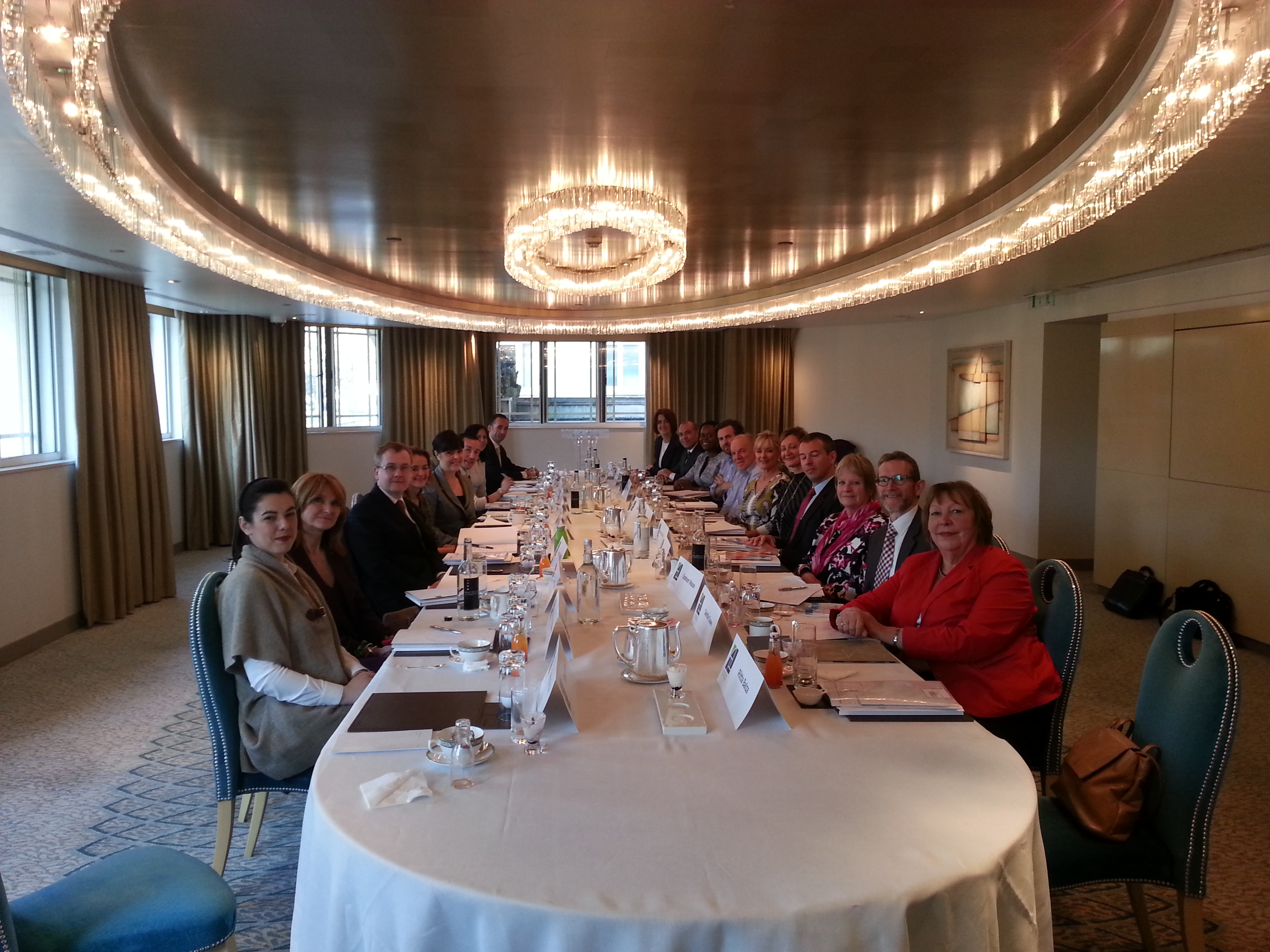 Attendees at the first GWTC roundtable at the Dorchester