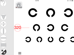 FLEX visual acuity is now a feature of Konan's Chart2020 DUO iPad app
