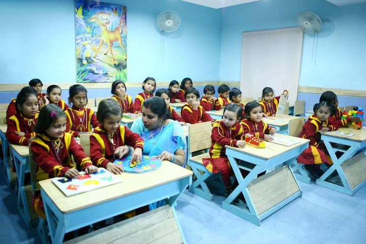 JKP Education, supported by Radha Madhav Dham, gives 100% free education from Kindergarten to Graduate and Postgraduate
