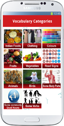 Learn Hindi App Screen