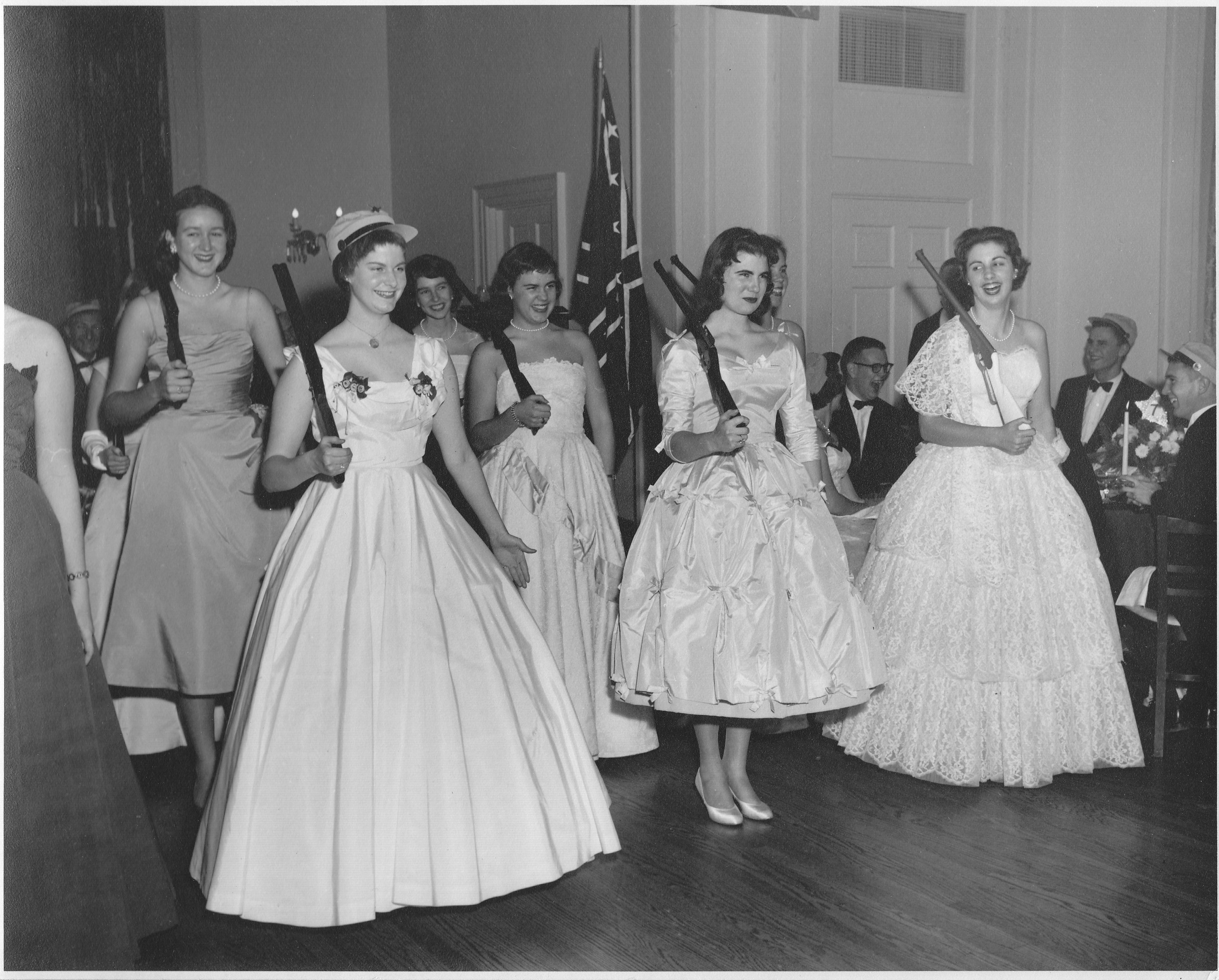 Foxcroft girls were so proud of "Drill" that they sometimes demonstrated it at formal parties