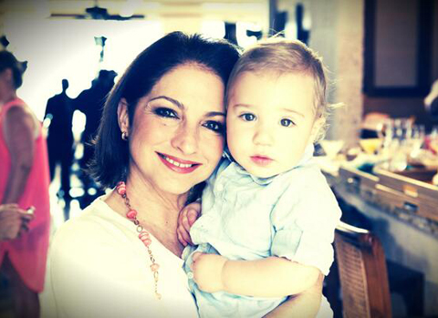 Gloria Estefan and her grandson