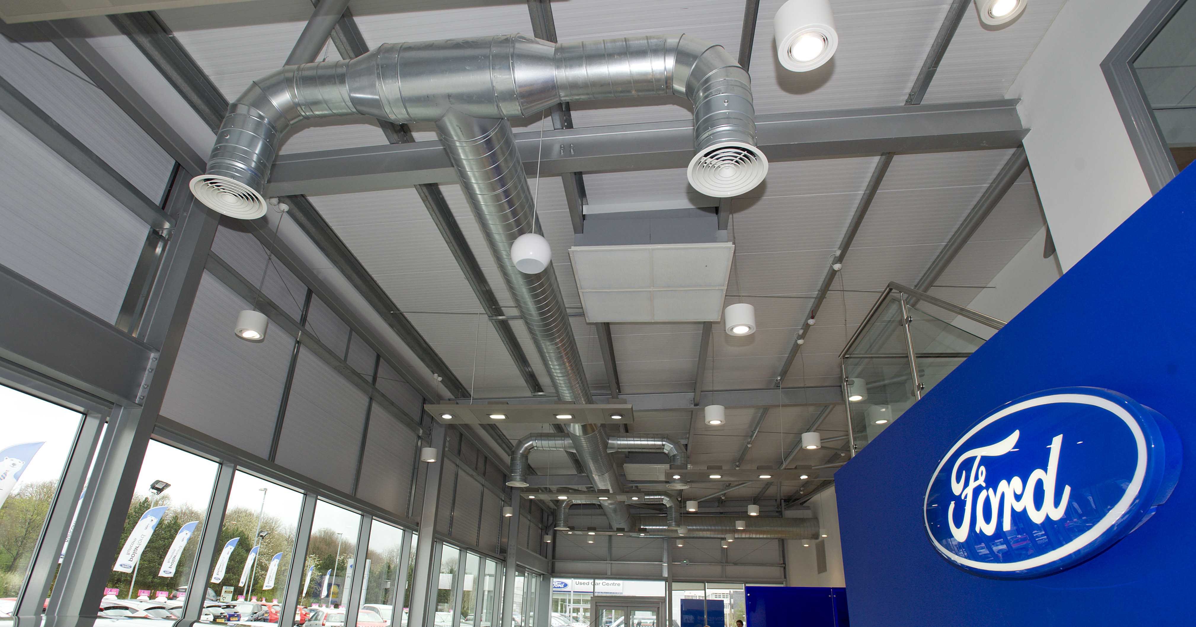 Monodraught's Cool-phase installed at a Ford Retail site
