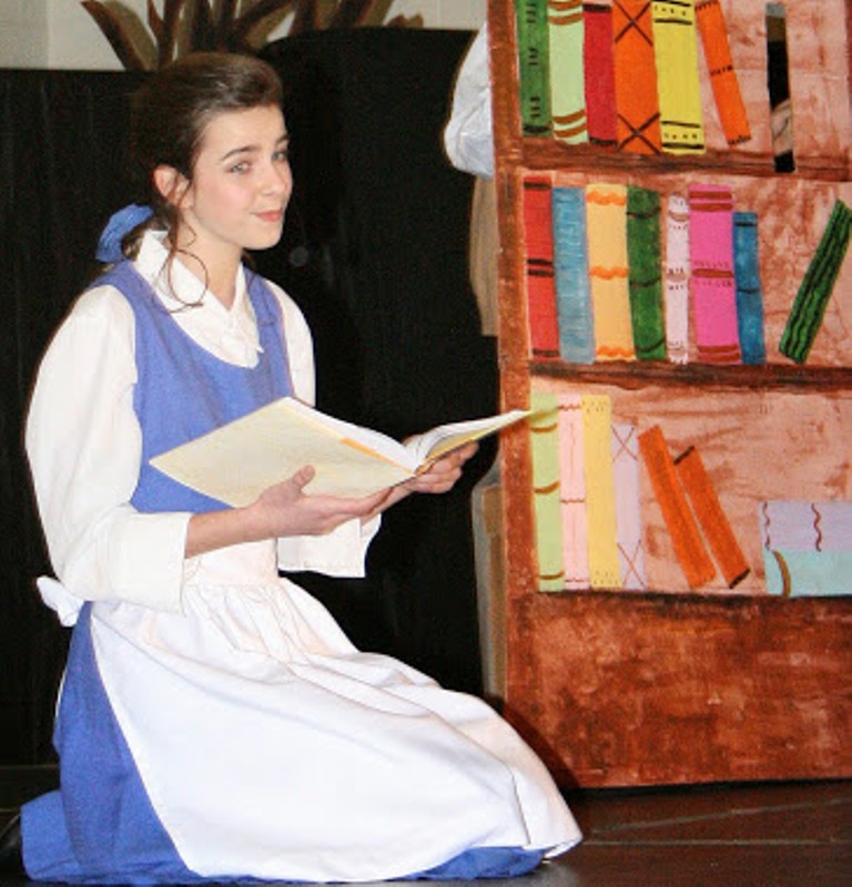 "Belle" singing about her love for reading!