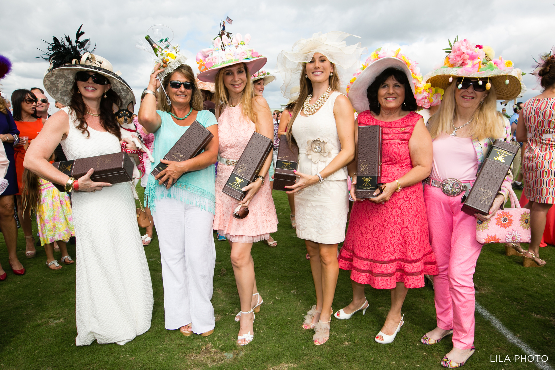 Winners of the Easter Sunday Hat Competition