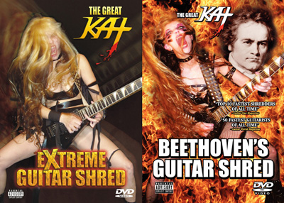 The Great Kat’s Shred/Classical DVDs Now Available for Free Movie Streaming at Participating Freegalmovies.com Libraries throughout the U.S.
