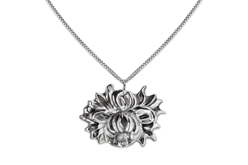Brides are passionate about dahlias, and The Wild Dahlia Pendant is a favorite for bridesmaids.