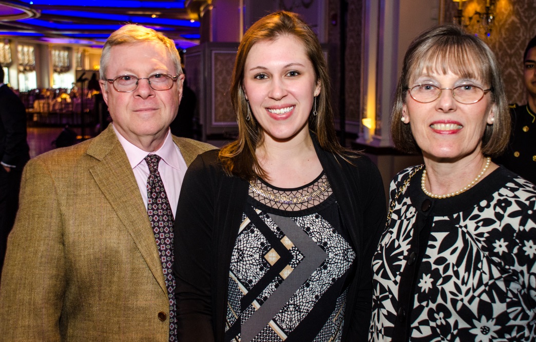 Steve Stein, son of FSW co-founder Irwin Stein, with his daughter Kimberly and wife Denise at FSW’s Diamond Anniversary Gala, Thursday, April 24.