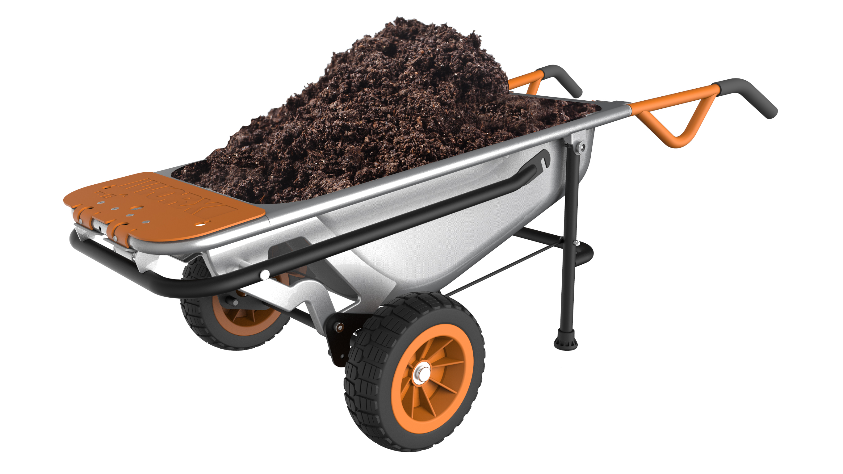 WORX AeroCart transports loads with ease.