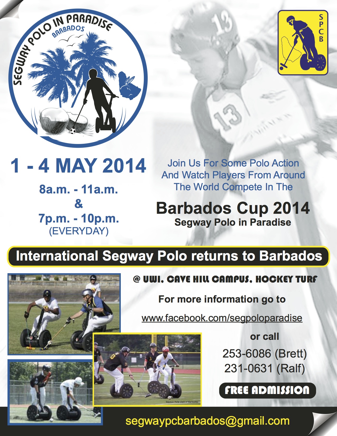 Segway Polo in Paradise - Barbados Cup 2014