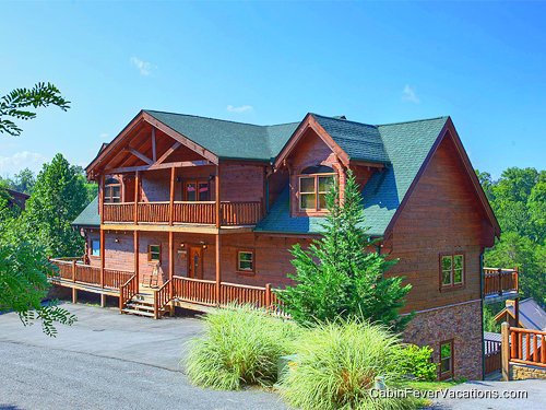 The Memory Maker cabin in Pigeon Forge is just one of the many relaxing vacation rentals Cabin Fever Vacations offers travelers.