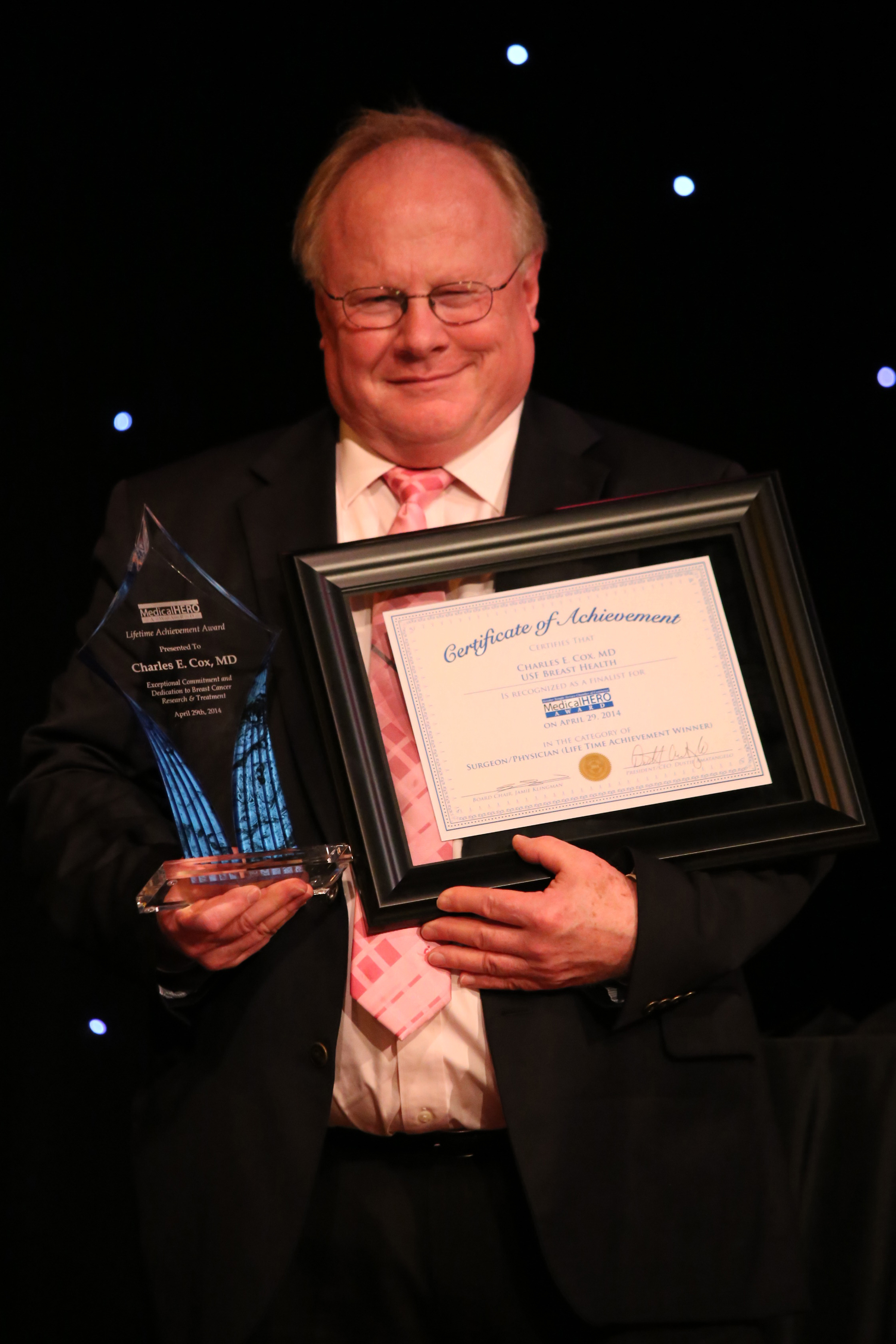 Dr. Charles Cox, Healthcare Professional Lifetime Achievement Award