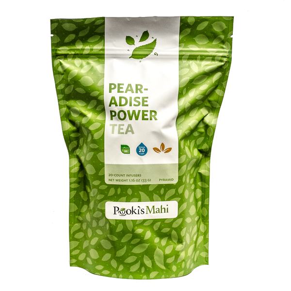 Pooki's Mahi Fruto Pear-adise Power Pyramid Tea