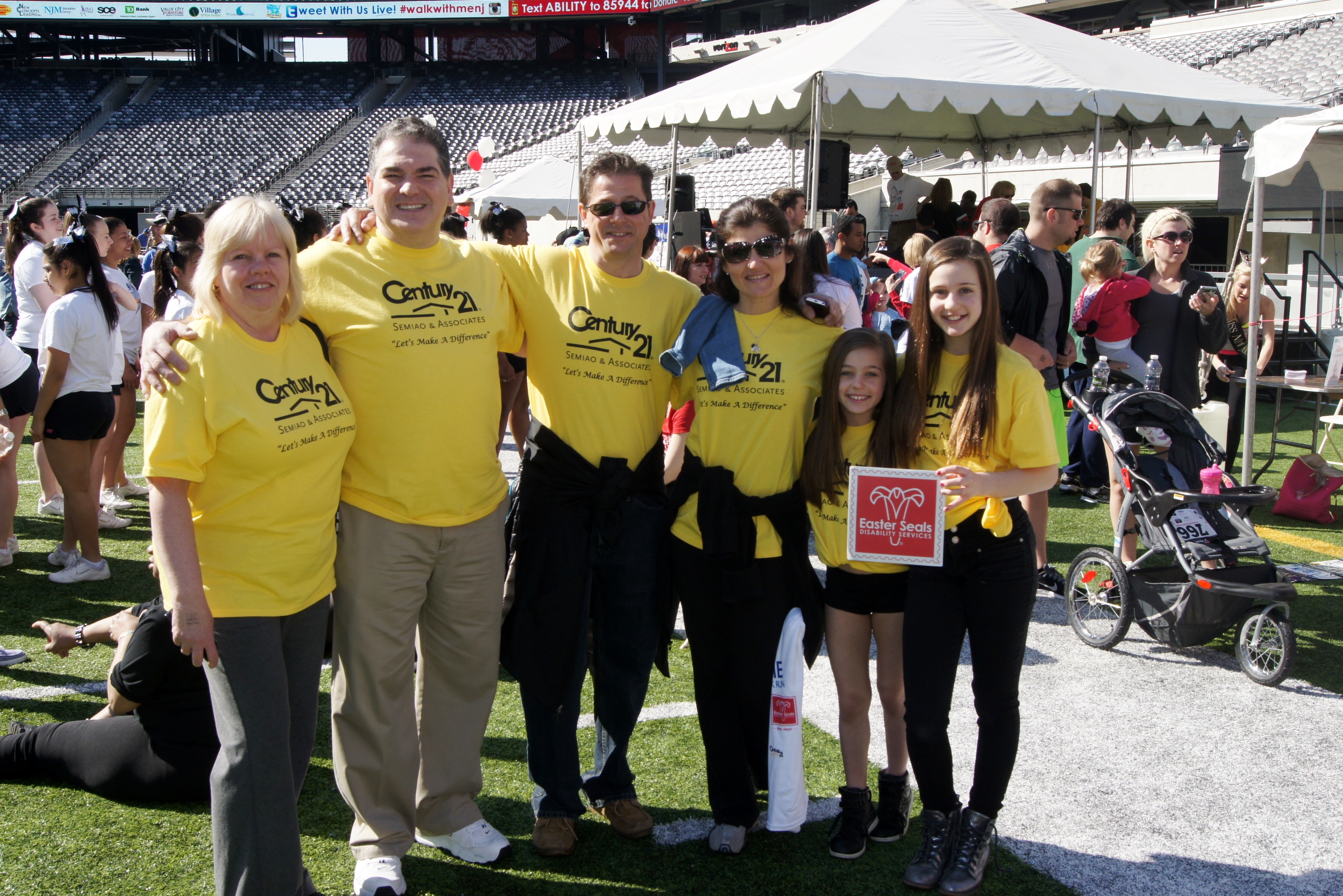 Local business such as Century21 form teams in support of Easter Seals NJ's 5th Annual Walk With Me & 5K Run