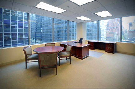 Premium office in shared office suite in Midtown NYC