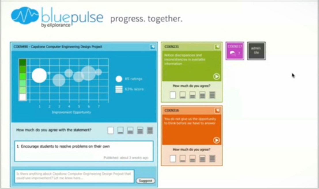 eXplorance - bluepulse screenshot.