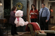 Mike and Molly, Giant Pink Teddy Bear on CBS Mike and Molly, Giant Teddy, Lulu Shags