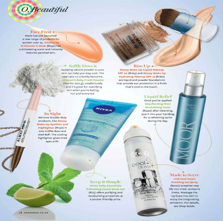Moor is featured in health and beauty magazines worldwide