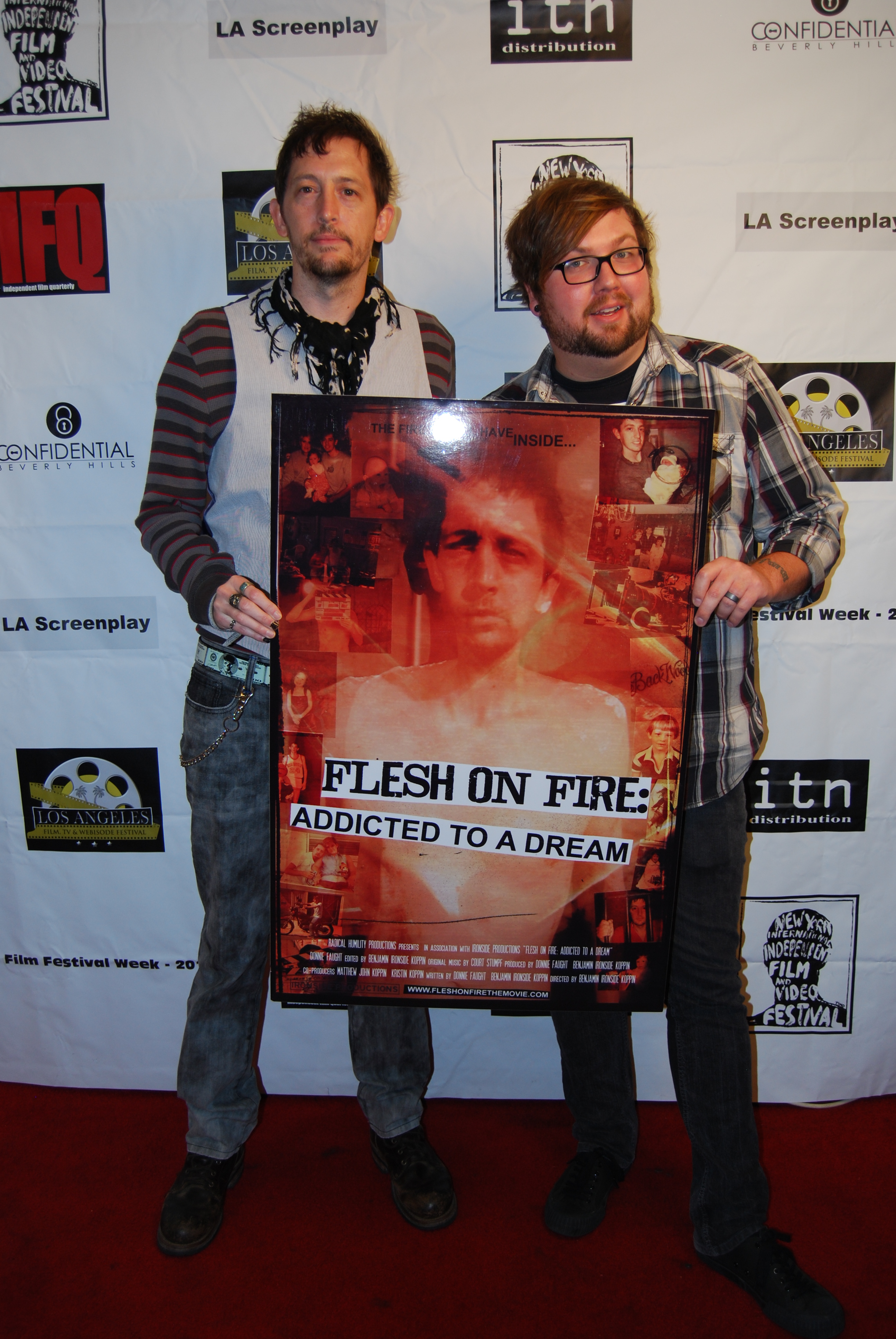 Actor Donnie Faught and Director Benjamin Ironside Koppin