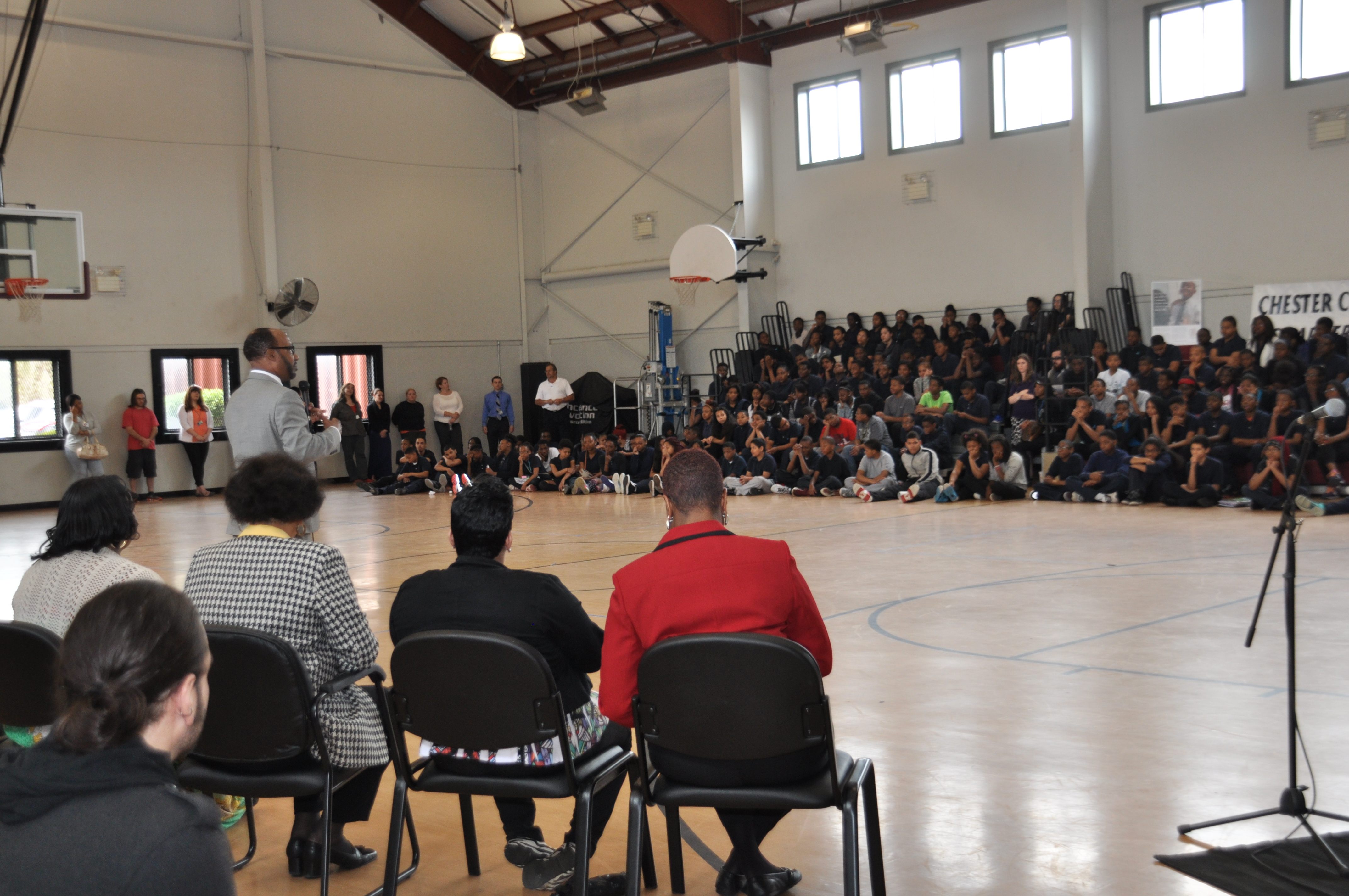 Chester Community Charter School (CCCS) recently held its First Annual Teen Summit for Students event wherein more than 300 seventh- and eighth-grade students participated to discuss topics such as co