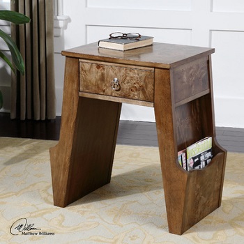 Uttermost Dinsmore Wooden Magazine Table 24399