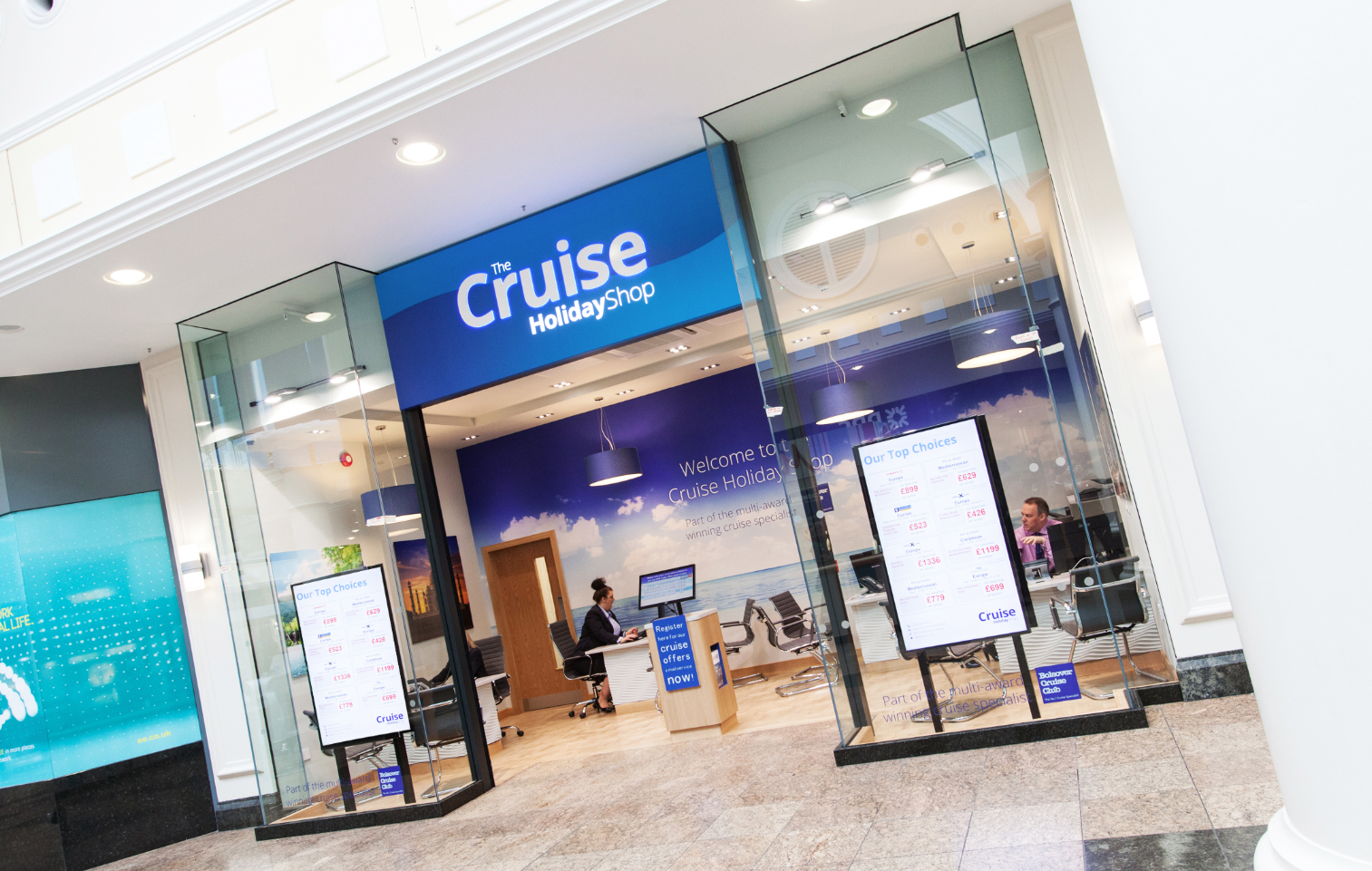 Bolsover Cruise Club Opens 'The Cruise Holiday Shop' in Meadowhall Shopping  Centre, Sheffield