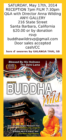 Buddha Wild Monk in a Hut by Anna Wilding