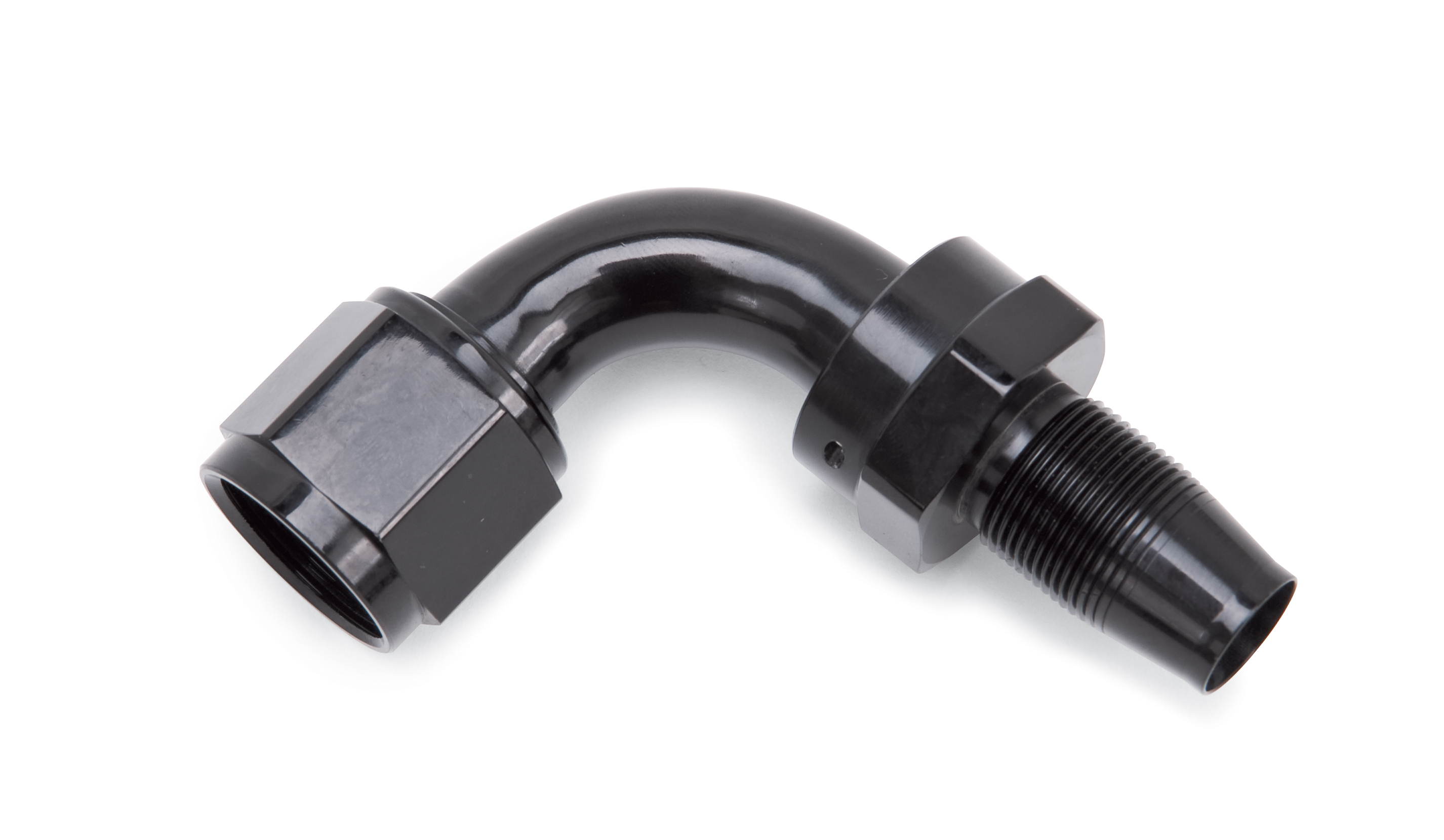 Russell 2-Piece Full Flow Swivel Hose End, 90 Degree