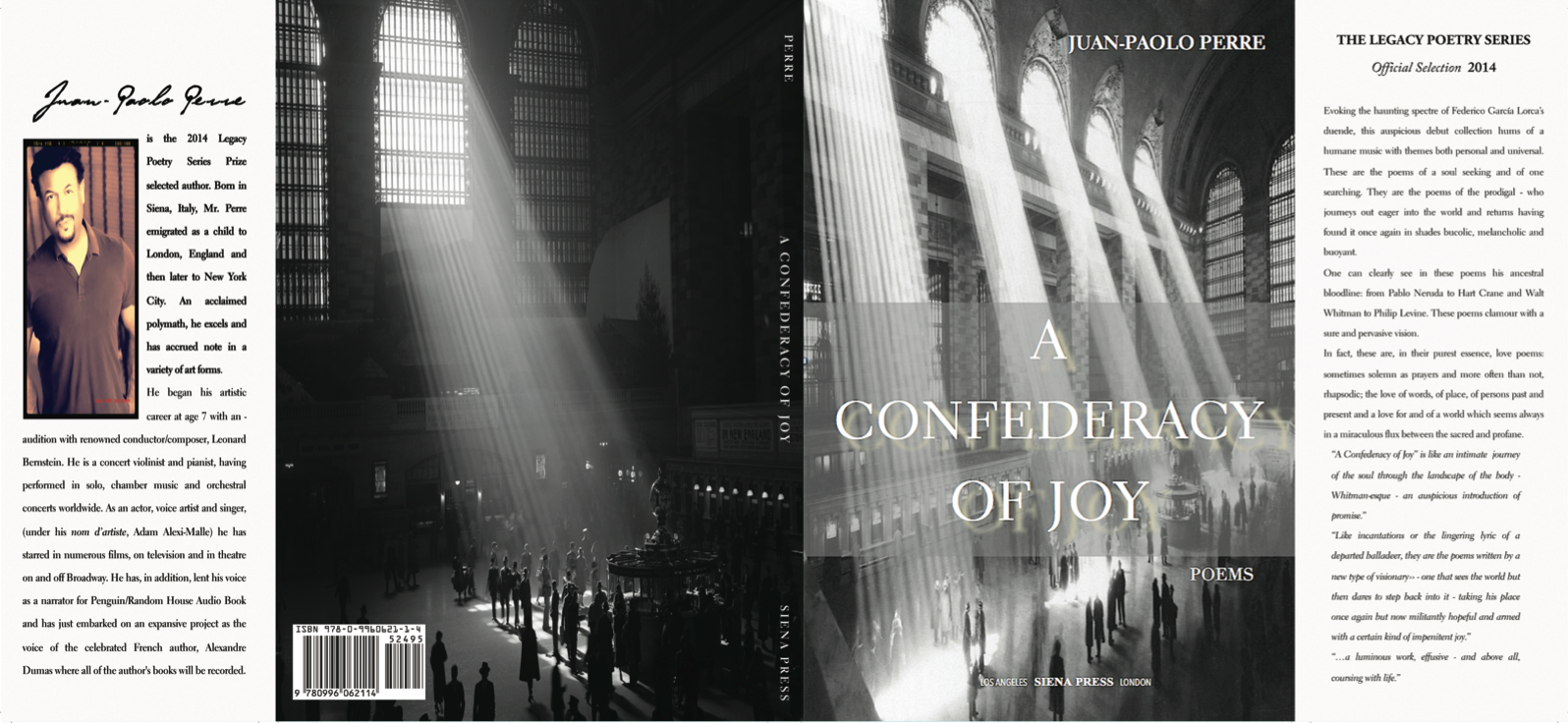 "A Confederacy of Joy: Poems" - Hardcover Dust Jacket