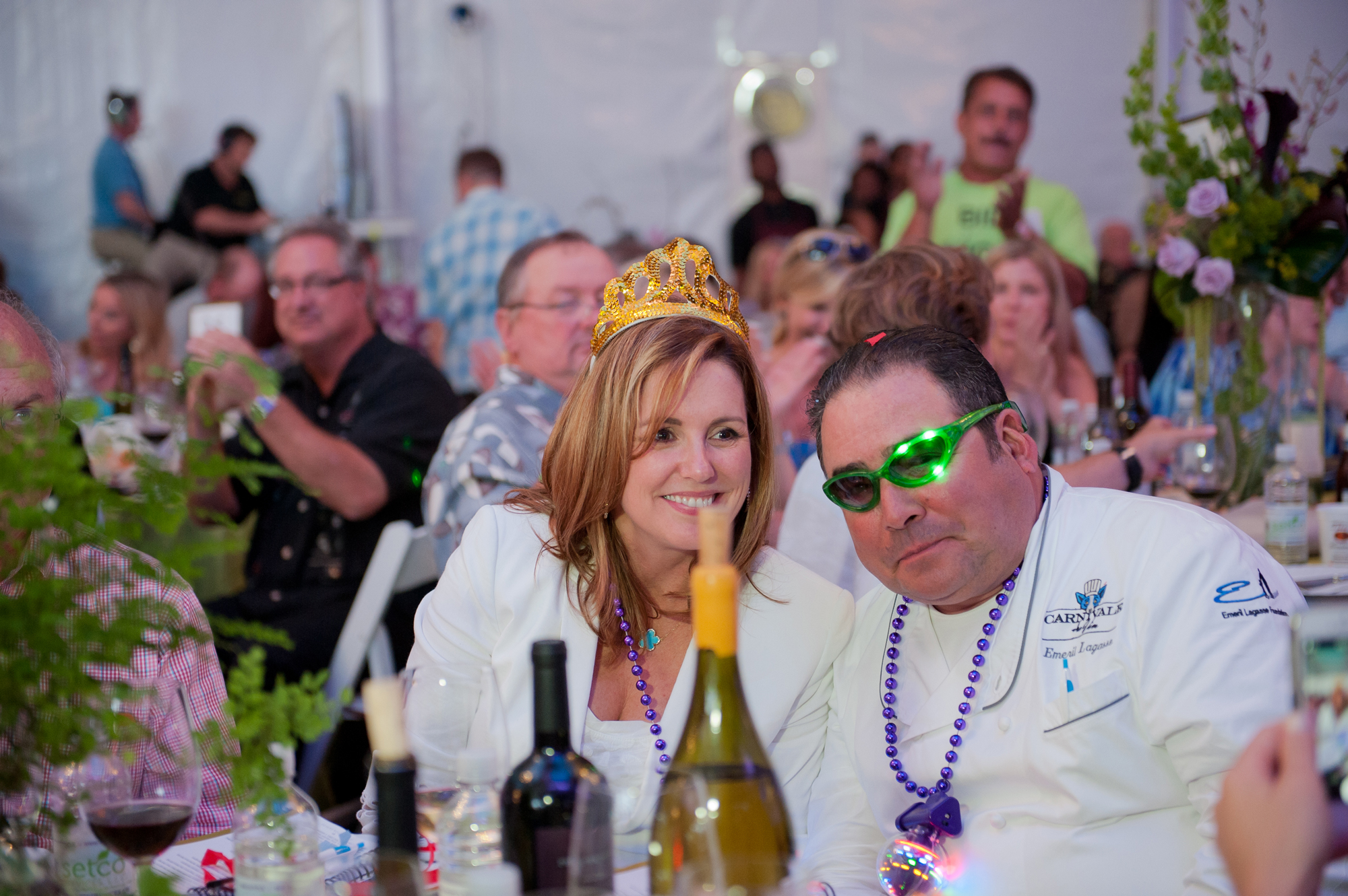 Emeril & Alden Lagasse at the 2014 Destin Charity Wine Auction