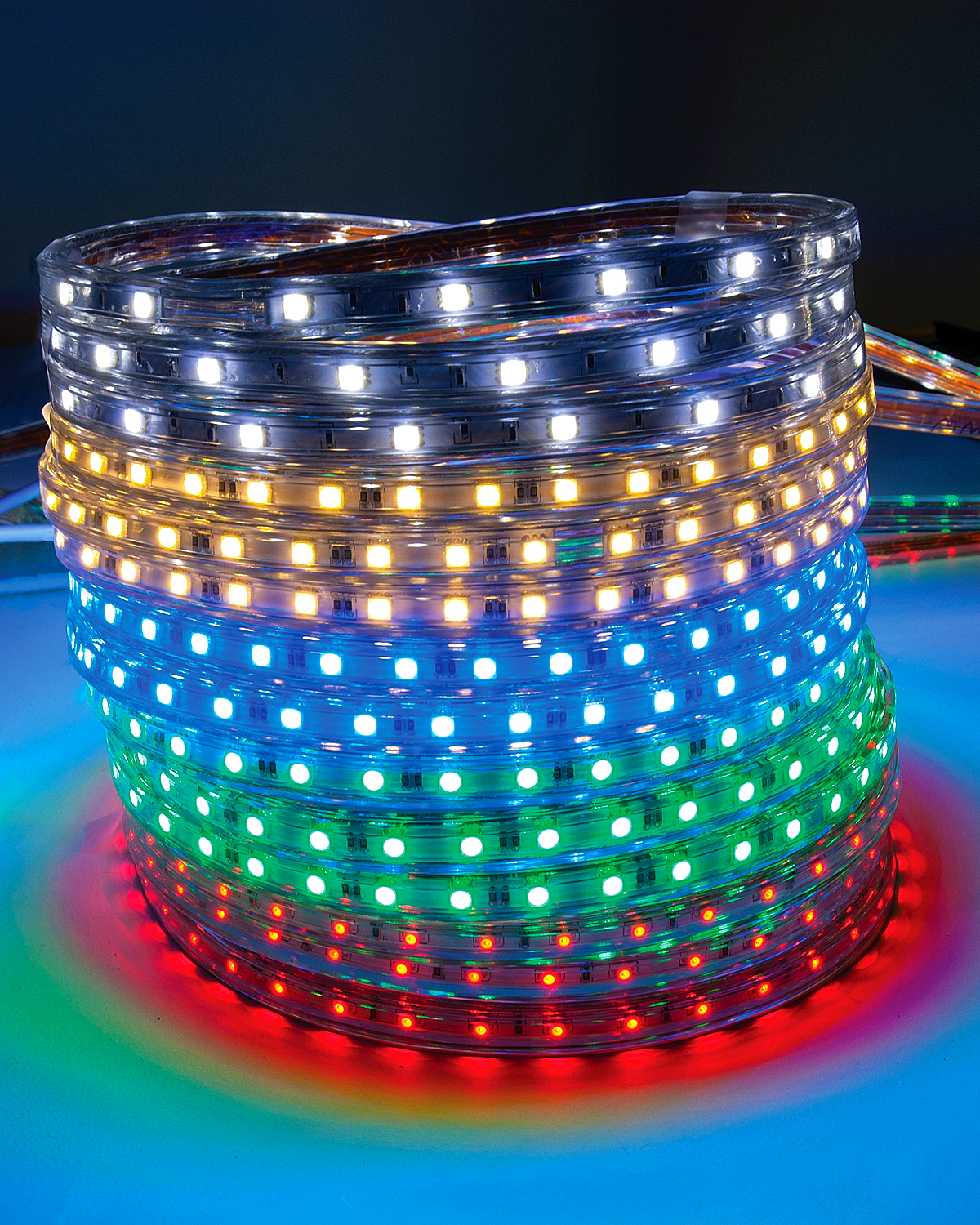 Outwater’s Single, Double, Triple and Single RGB Premium LED Ribbon Flex Lighting