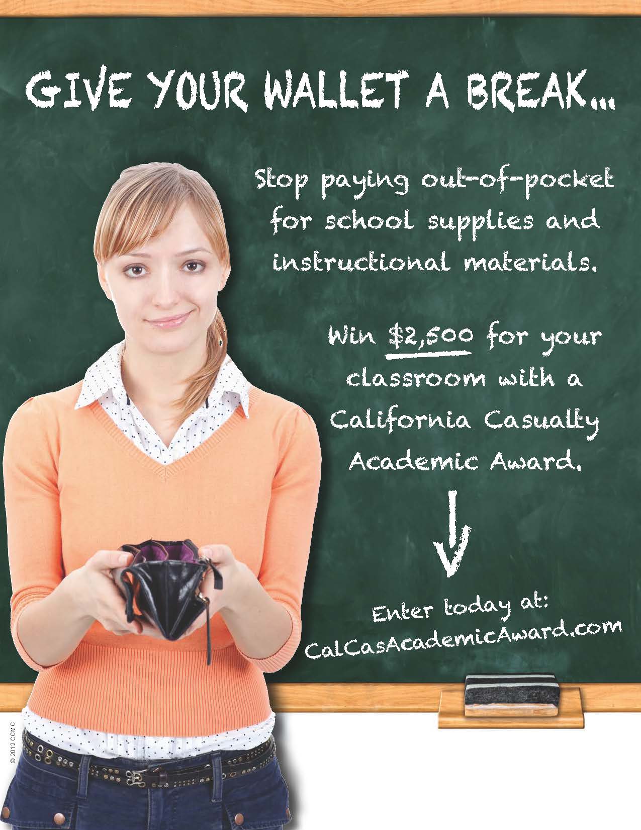 California Casualty's $2,500 Academic Award -