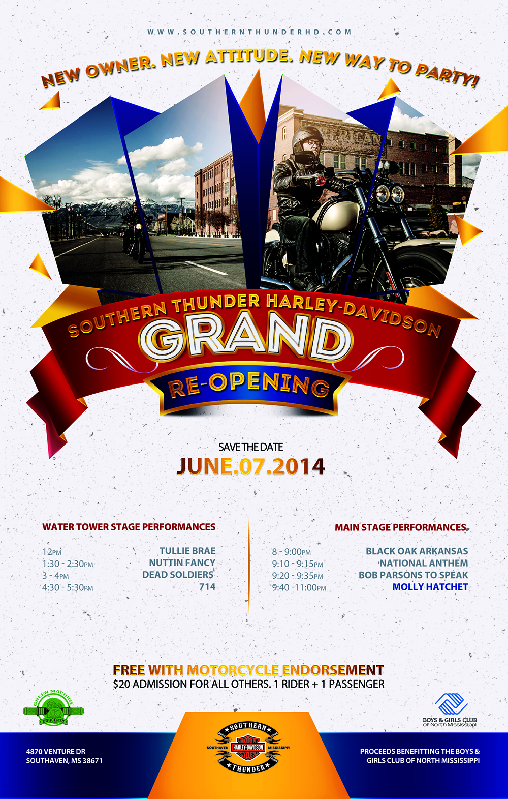 Grand Re-opening Flyer